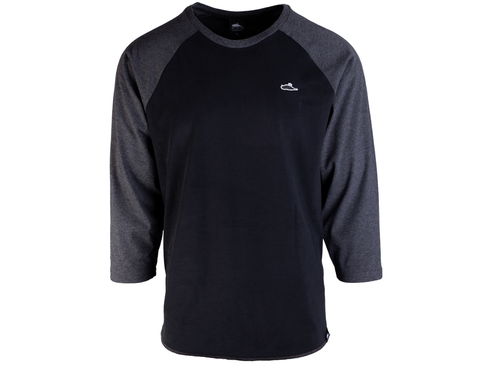 Walker Baseball T-Shirt Black/Charcoal