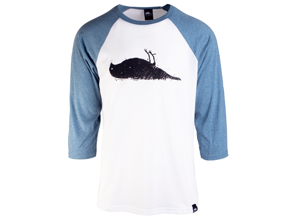 ATCS Bird Baseball T-Shirt White / Blue