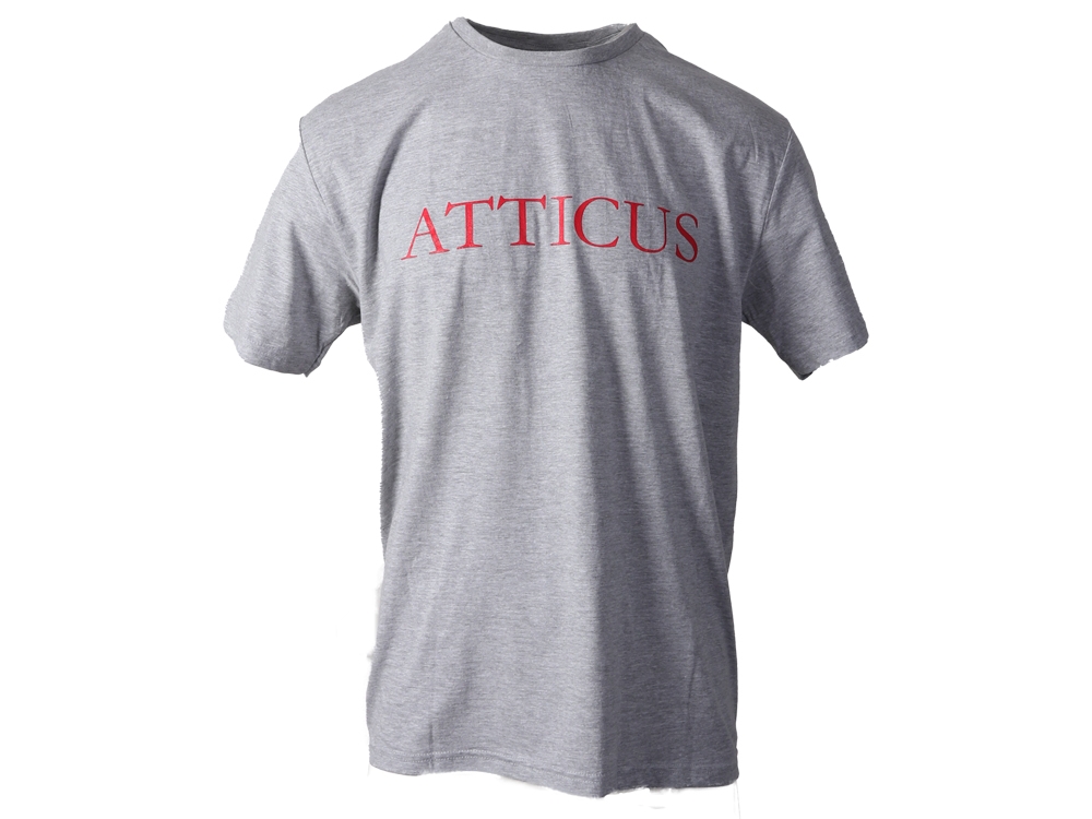 Atticus Logo T-Shirt Heather Grey