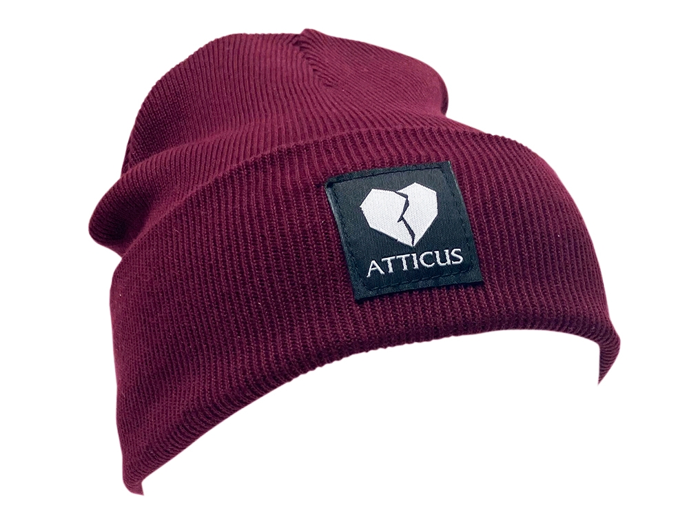 Broken Heart Beanie Burgundy