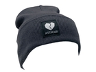 Broken Heart Beanie Grey