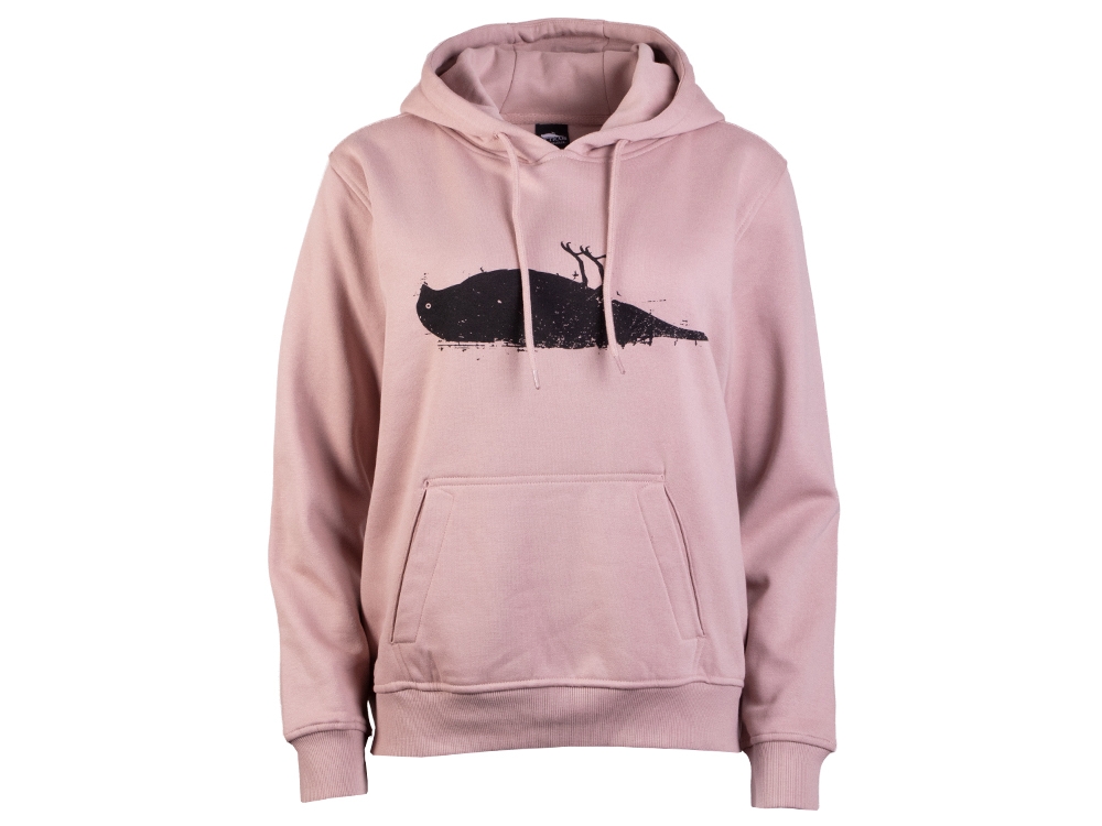 Womens Heavy Bird Hoodie Rose