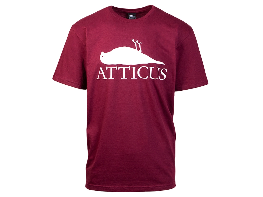 ATCS Brand Logo T-Shirt Maroon