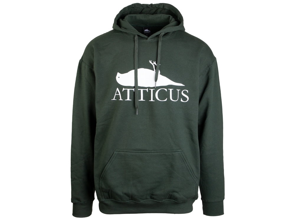 Brand Logo Hoodie Forest Green