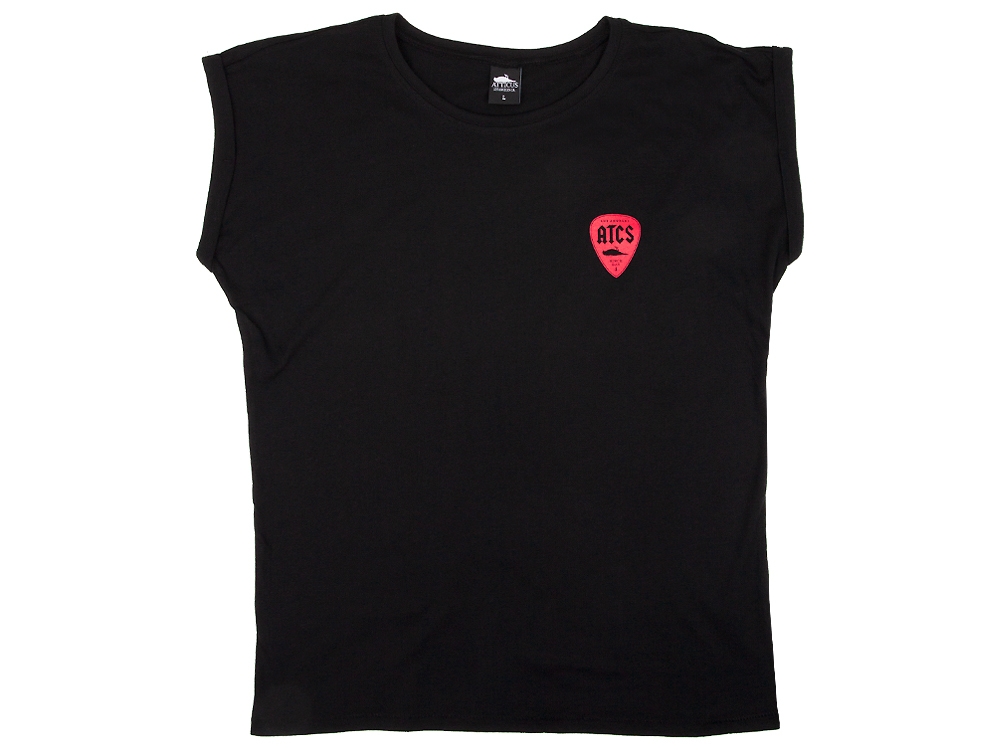 Womens Plectrum T-Shirt Black