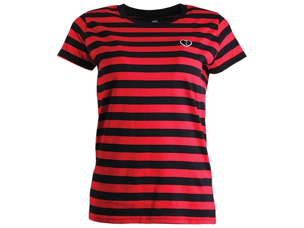 Lovley Stripe Shirt Black / Red