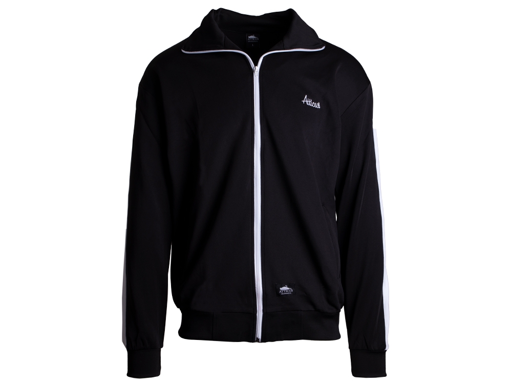 Script Track Jacket Black