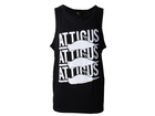 Trifold Tank Top Black