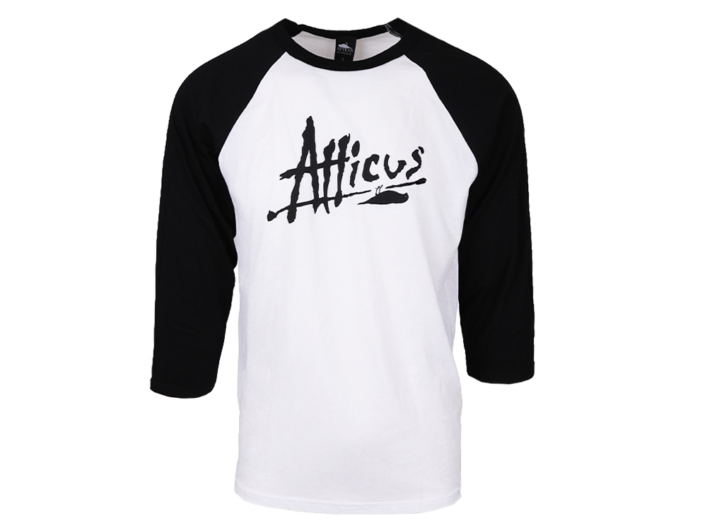 Apocalyptic Baseball T-Shirt White / Black