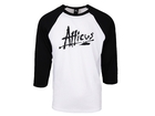 Apocalyptic Baseball T-Shirt White / Black