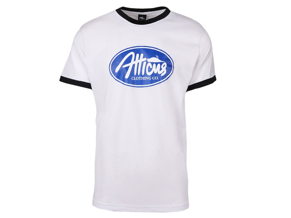 Plate Ringer T-Shirt White / Black