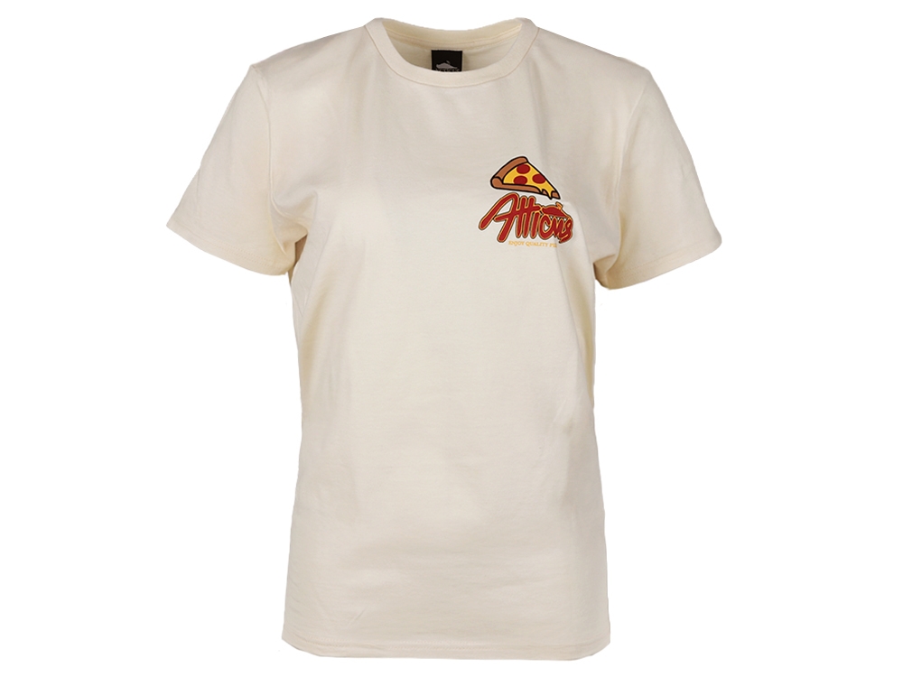 Womens Pizza T-Shirt Vanilla
